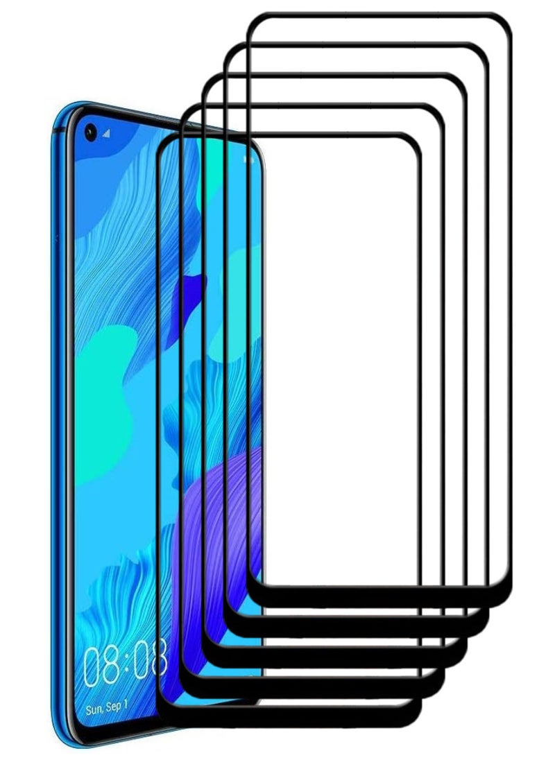 ACLIX 5 Pieces Antistatic ESD Dustproof Premium Quality High Definition Tempered Glass Screen Protector Designed For Huawei nova 5T - Image 1