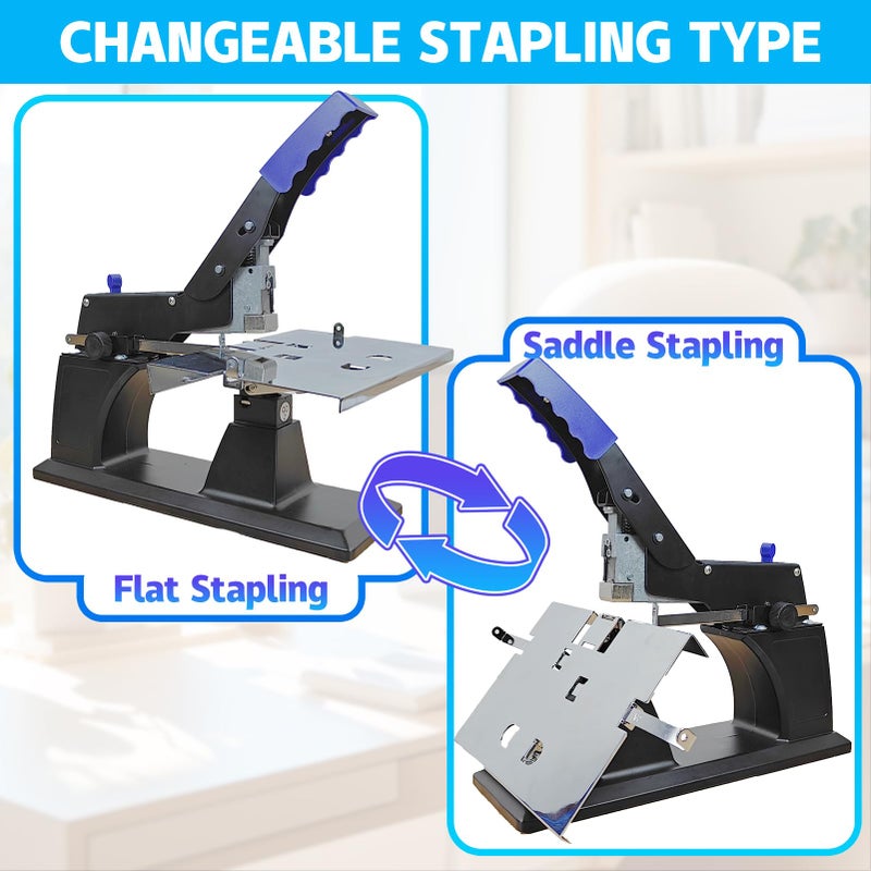 Rayson SH-03 Saddle Stapler/Heavy Duty Manual Stitch Stapler Can Saddle Stapling or Flat Stapling - Image 3