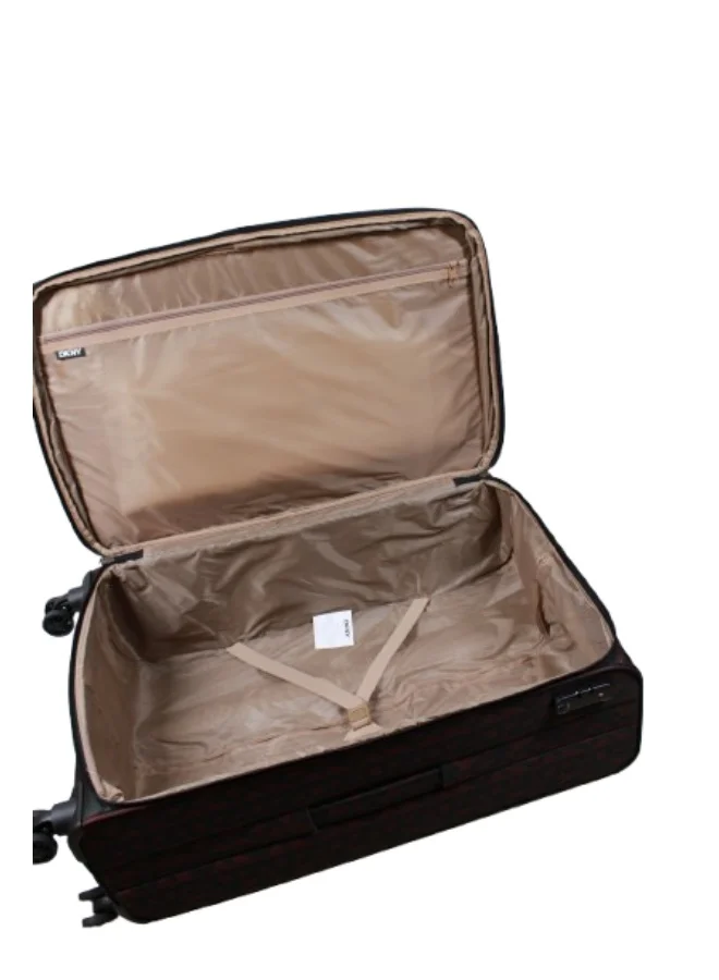 DKNY Garnet DKNY New Era Softside Luggage on Wheels for Unisex | Ultra Lightweight ABS on with Spinner Wheels 4 Color Garnet for Women | Best Price UAE