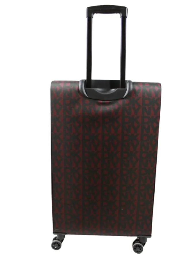 دكني حقيبة سفر DKNY نيو إيرا ذات الجوانب الناعمة بعجلات للجنسين | مصنوعة من مادة ABS فائقة الخفة مع عجلات دوارة، متوفرة بأربعة ألوان: العقيقي