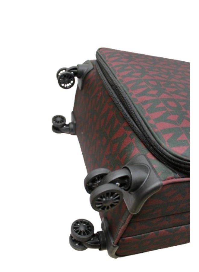 DKNY New Era Softside Luggage on Wheels for Unisex | Ultra Lightweight ABS on with Spinner Wheels 4 Color Garnet - Image 5
