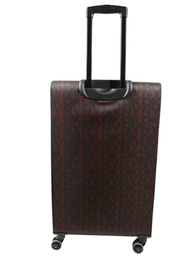 DKNY New Era Softside Luggage on Wheels for Unisex | Ultra Lightweight ABS on with Spinner Wheels 4 Color Garnet - Image 2