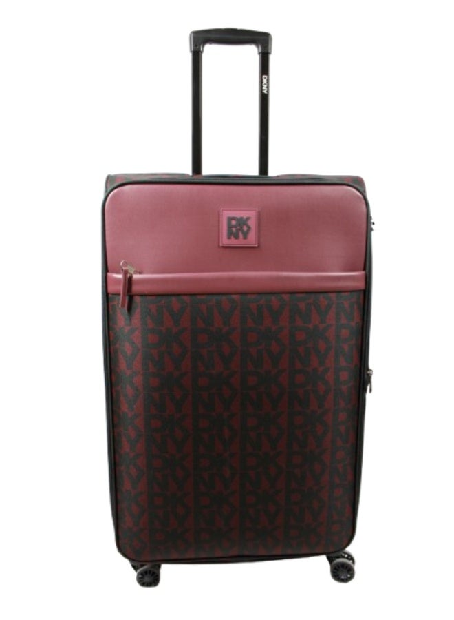 DKNY New Era Softside Luggage on Wheels for Unisex | Ultra Lightweight ABS on with Spinner Wheels 4 Color Garnet - Image 1