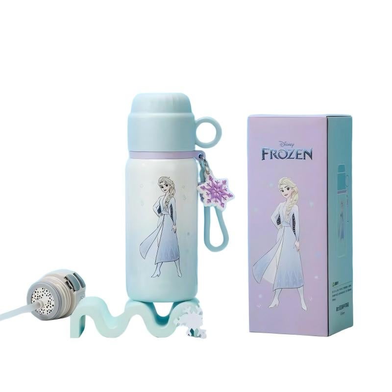 D-1335 Vacuum Student Mug, Ice Queen Pattern, Tea & Water Separation, 6-Layer Temperature Lock, 304 Body with 316 Liner Bottom - Image 5