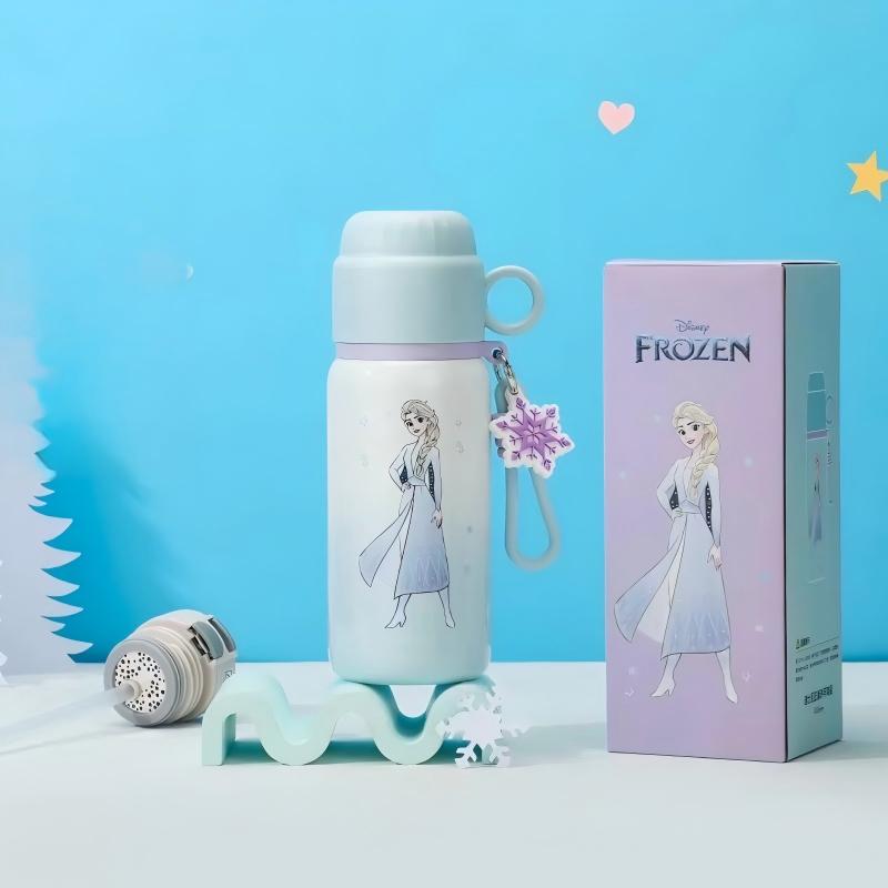 D-1335 Vacuum Student Mug, Ice Queen Pattern, Tea & Water Separation, 6-Layer Temperature Lock, 304 Body with 316 Liner Bottom - Image 2
