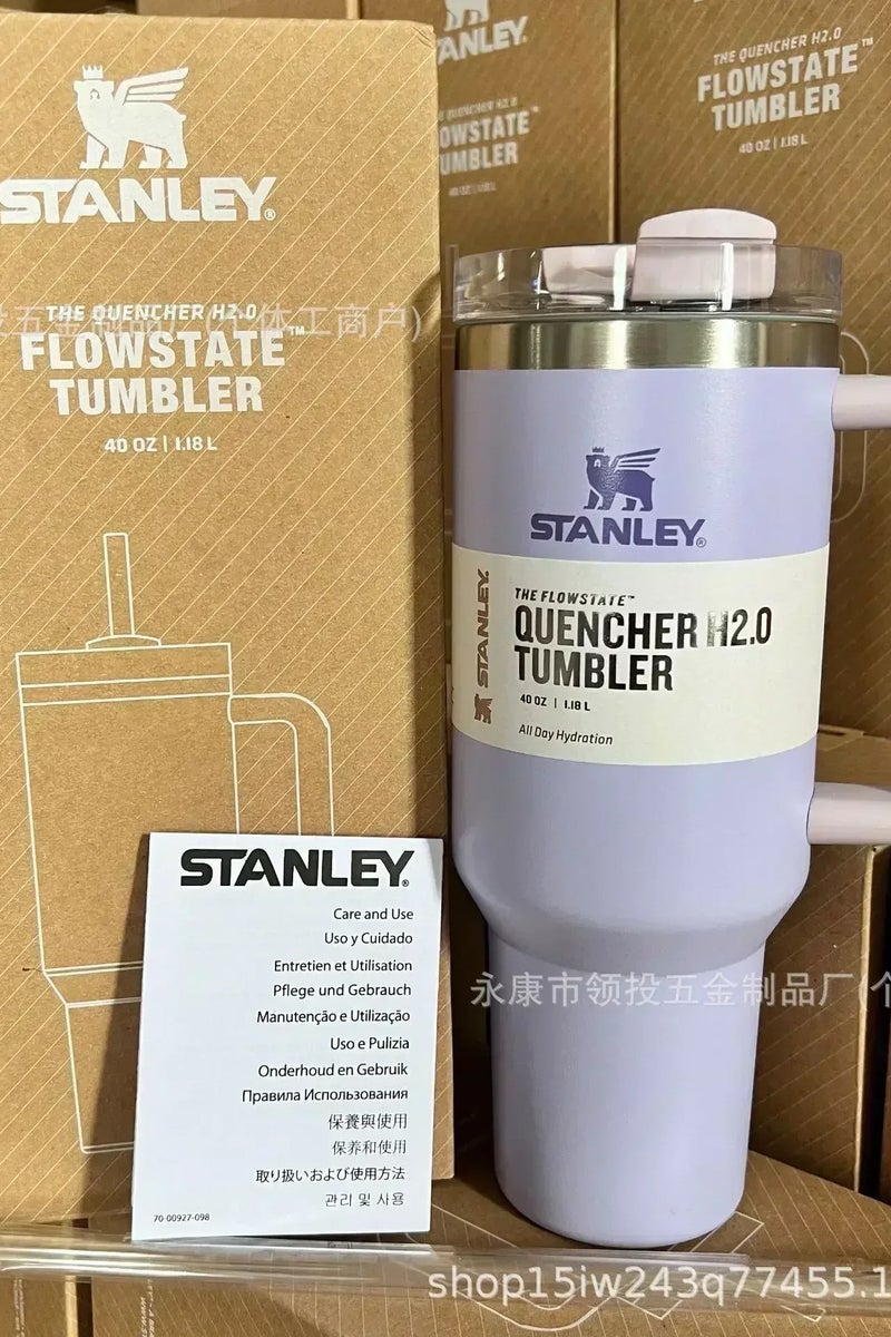 Stanley Stanley Quencher H2.0 FlowState Stainless Steel Vacuum Insulated Tumbler with Lid and Straw for Water, Iced Tea or Coffee, Smoothie and More, 40 oz  - Image 3