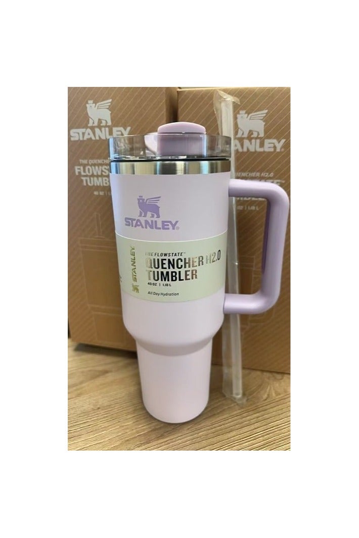 Stanley Stanley Quencher H2.0 FlowState Stainless Steel Vacuum Insulated Tumbler with Lid and Straw for Water, Iced Tea or Coffee, Smoothie and More, 40 oz  - Image 4