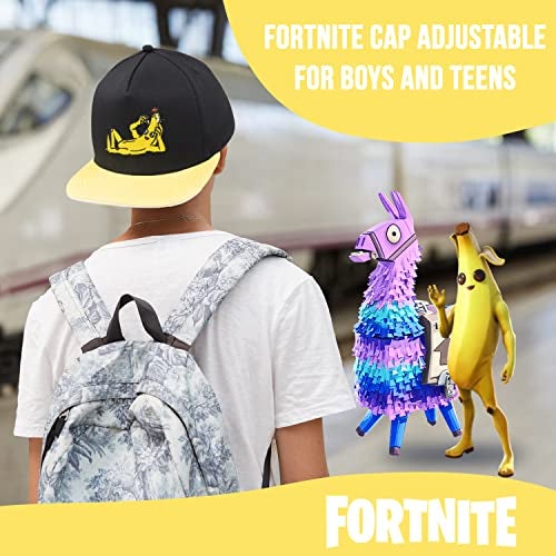 Fortnite Baseball Cap for Boys, Quality Made Boys Hat and Fitted Cap, Flatbrim Baseball Hat with Sleek Design - Image 3