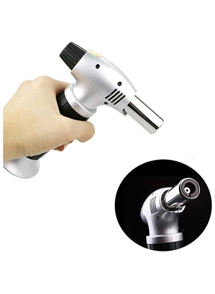 Generic Kitchen Torch, Flame Lighter Refillable Blow Torch Lighter Outdoor Windproof Cooking Torch 12X15X6CM  - Image 3
