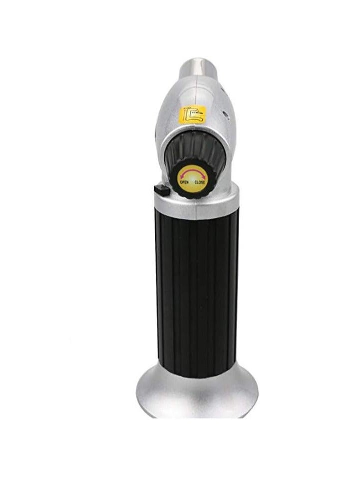 Generic Kitchen Torch, Flame Lighter Refillable Blow Torch Lighter Outdoor Windproof Cooking Torch 12X15X6CM  - Image 4