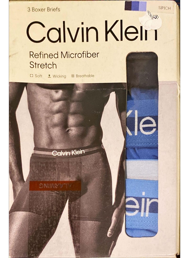 Calvin Klein Jeans Men's Microfiber Plus Moisture-Wicking Boxer Briefs - Image 1