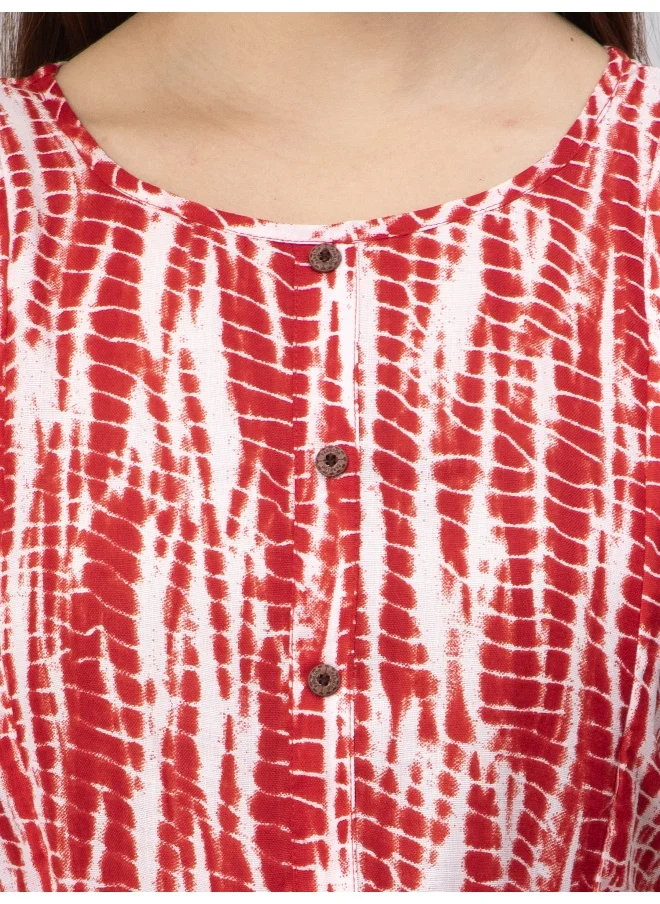CEE 18 Women's Cotton Rayon A-Line Maternity Feeding Kurti with Zippers