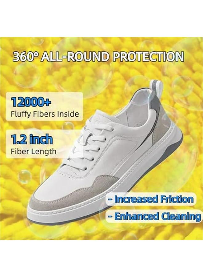 Yellow 1PCS Laundry Shoe Bag for Washer and Dryer, Sneaker Washing Bag for Most Shoe Types - Image 3