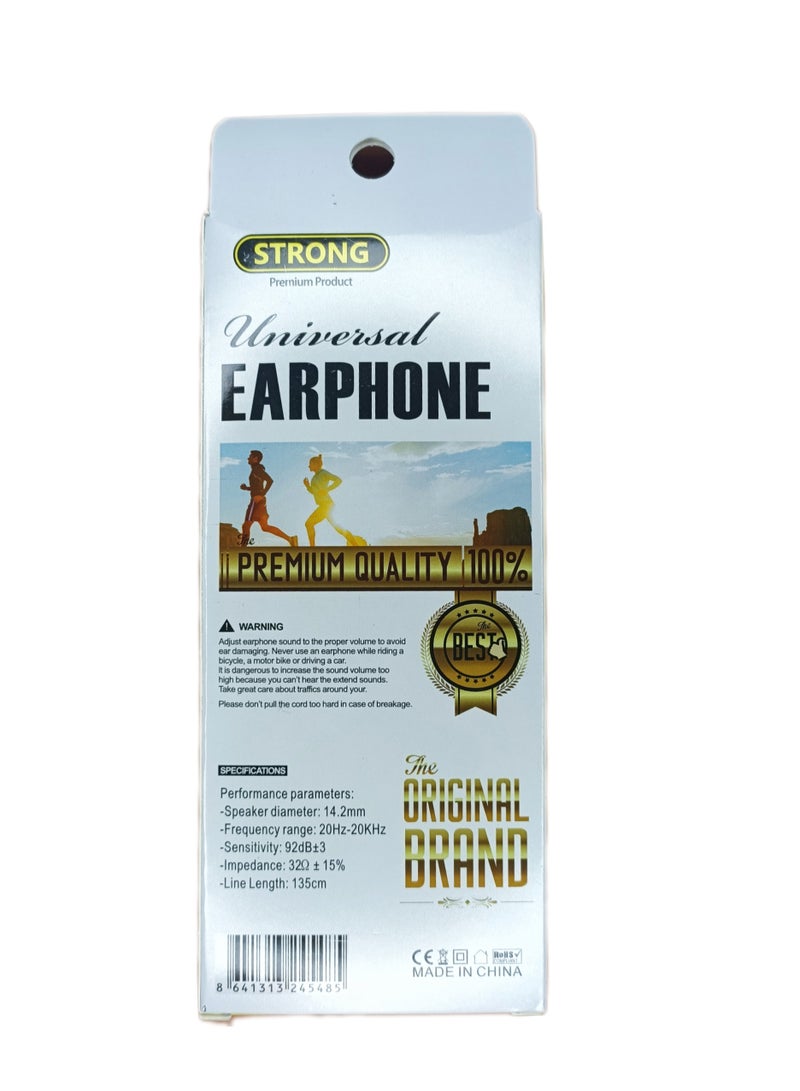 سترونج ST-05 سماعات اذن سلكية مع مايكروفون للمكالمات اللون ابيض - Image 4