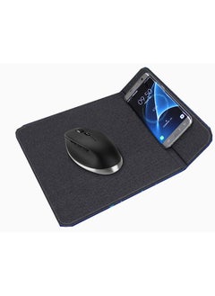 Flat Clicker Mouse Pad With Wireless Charger 10W Fast Wireless Charging Pad For Samsung iPhone