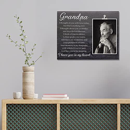 ZENNLAB Grandpa Memorial Picture Frame, In Memory of Grandpa, Memorial Gift for Loss of Grandpa, Sympathy Condolence Gift for Grandpa Bereavement - Image 3