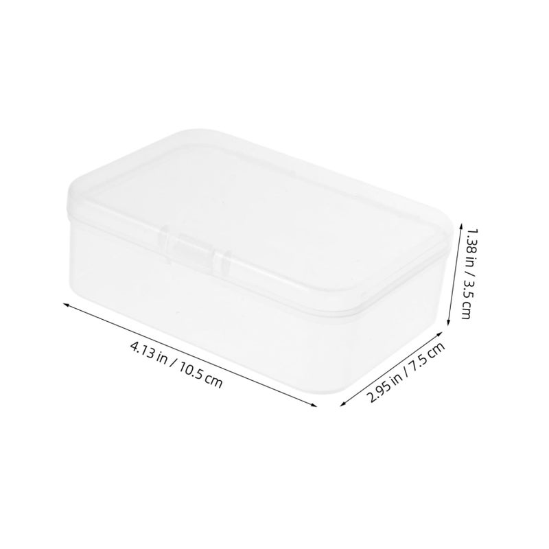 6pcs Plastic Storage Boxes For Cards Business Cards Poker Cards Organizing Sealed - Image 3