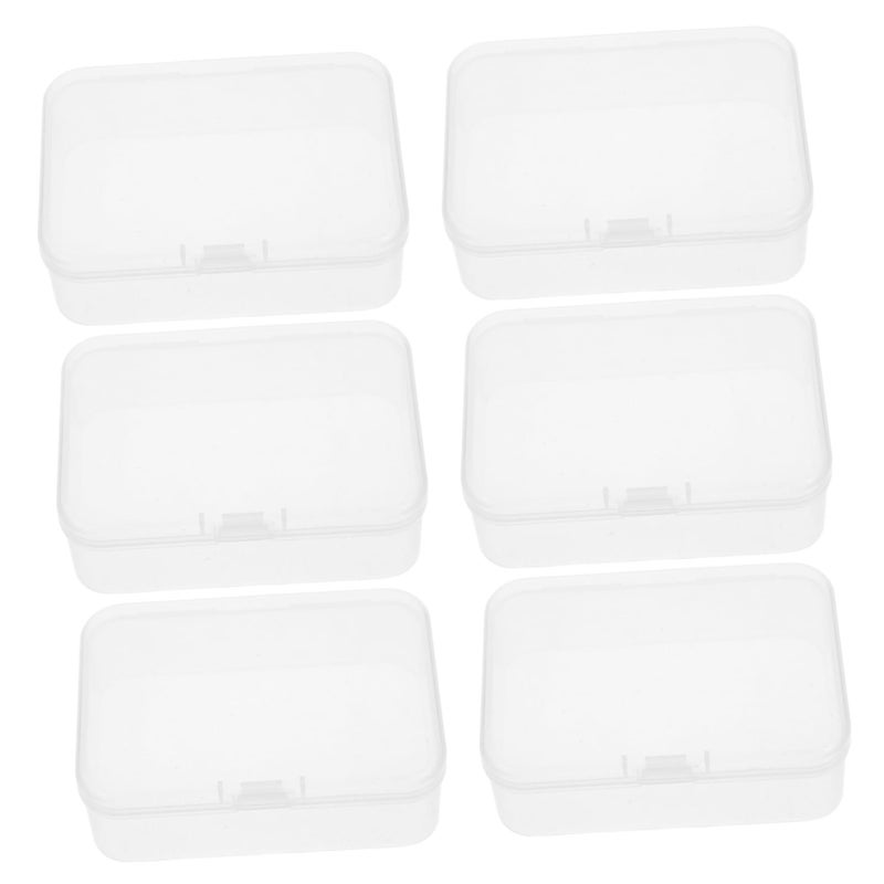 6pcs Plastic Storage Boxes For Cards Business Cards Poker Cards Organizing Sealed - Image 2
