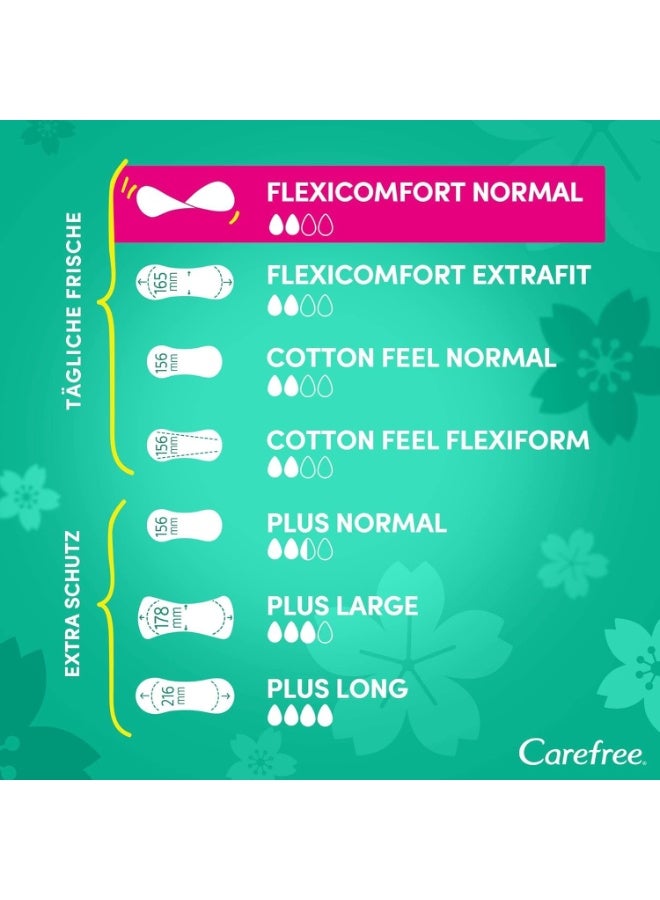 Carefree FlexiComfort Unscented Pantyliners, Pack of 44, Discreet and Comfortable Liners for Everyday Protection, Ideal for Light Flow and Sensitive Skin - Image 4