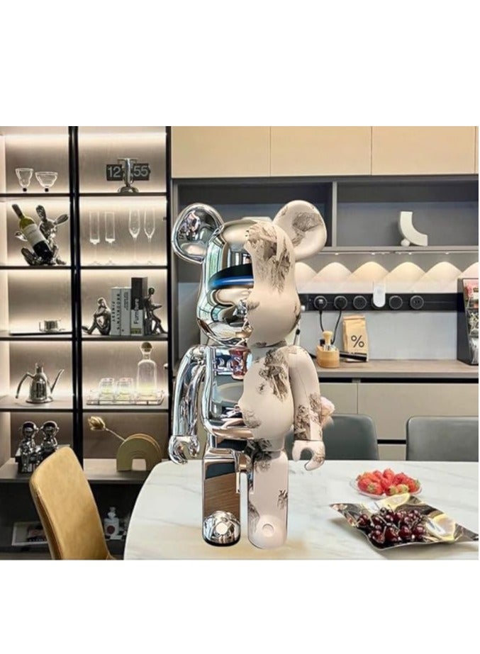 general Violent Bear Statue 400% 28cm - Handmade Punk Statue - Decorative Tabletop Sculpture - Tabletop Figure Ornaments - Image 2