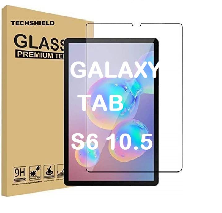 TECHSHIELD Tempered Glass Screen Protector Compatible With Samsung Galaxy Tab S6 10.5 Inch (2019 Model) (T860/865) for Tablet - Image 1