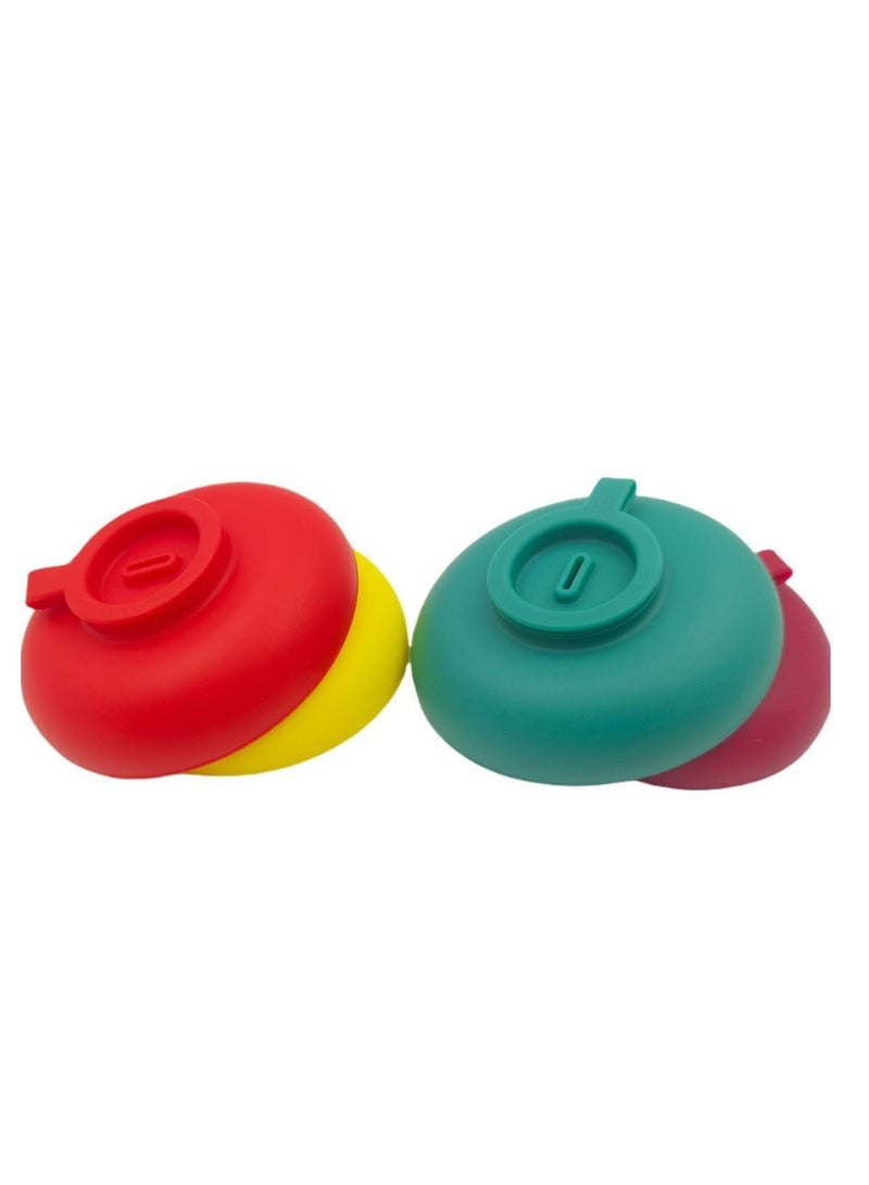 4Pcs Children's Anti-Dirty Hands Ice Cream Stand Silicone, Popsicle Stand  - Image 2