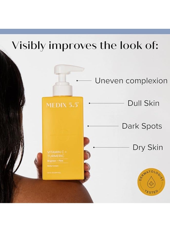 ميديكس 5.5 ميديكس ٥.٥، كريم للجسم، فيتامين سي + الكركم، ١٥ أونصة سائلة (٤٤٤ مل) - Image 5
