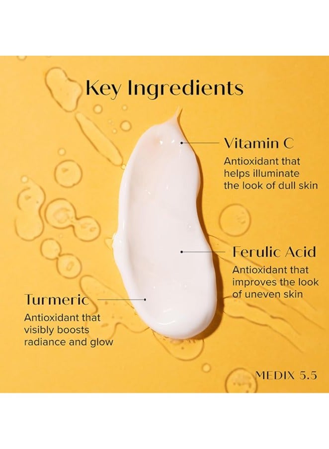 ميديكس 5.5 ميديكس ٥.٥، كريم للجسم، فيتامين سي + الكركم، ١٥ أونصة سائلة (٤٤٤ مل) - Image 3
