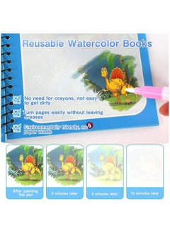 Oasisgalore Magic Water Painting Book,Educational Learning Toys for Kids Ages 1 2 3 4  - Image 4