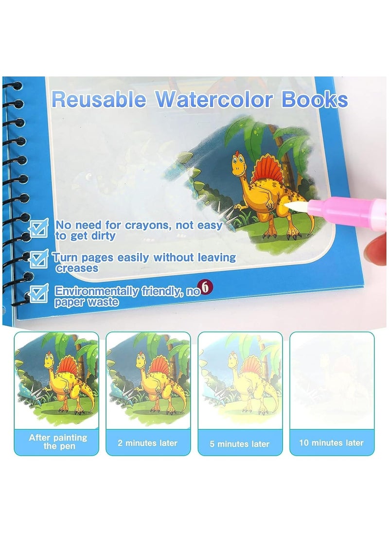 Oasisgalore Magic Water Painting Book,Educational Learning Toys for Kids Ages 1 2 3 4  - Image 4