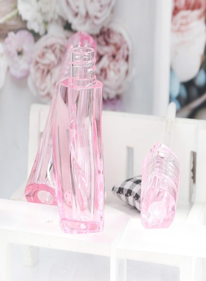 COSIDEA 14 pcs 3ml Pink Empty thick wall lip gloss tubes with wand unique twisted shape lipgloss tube container bottles - Image 5