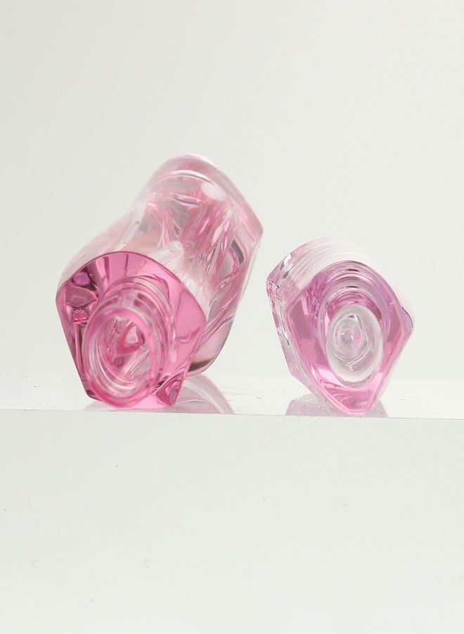 COSIDEA 14 pcs 3ml Pink Empty thick wall lip gloss tubes with wand unique twisted shape lipgloss tube container bottles - Image 3