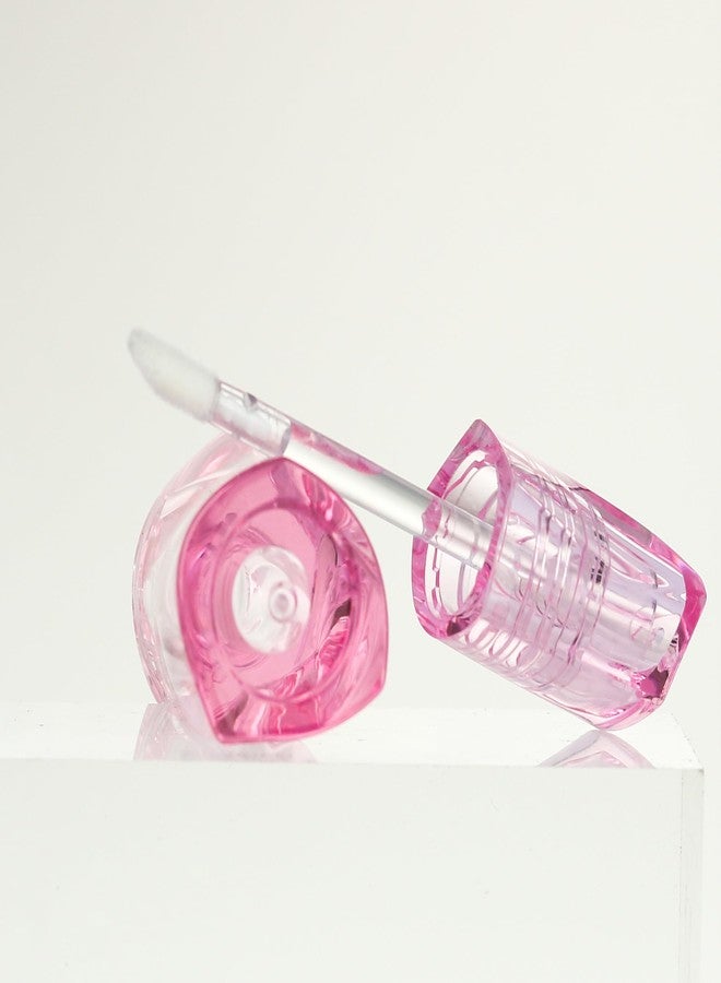 COSIDEA 14 pcs 3ml Pink Empty thick wall lip gloss tubes with wand unique twisted shape lipgloss tube container bottles - Image 4