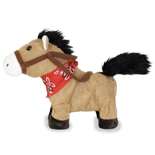 Cuddle Barn – Gallop The Musical Horse | Animated Plush Toy | Gallops, Trots, and Sings “Giddy Up, Lil’ Cowboy” | Stuffed Animal 10” - Image 4
