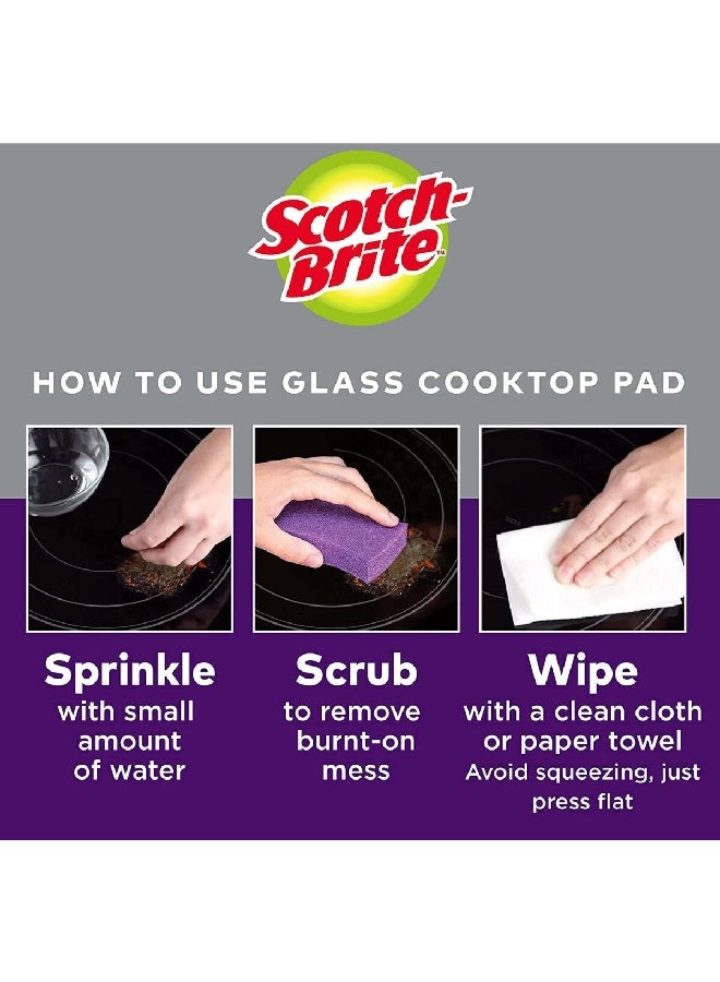 Scotch Brite Scratch Free and Chemical Free Cleaning Glass Cooktop Pad UU011198569 - Image 5