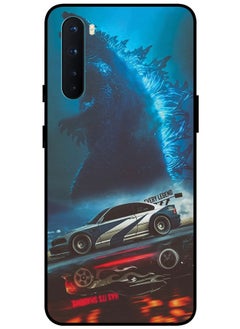 Protective Case Cover For OnePlus Nord Smart Series Printed Protective Case Cover for OnePlus Nord Godzilla & Car