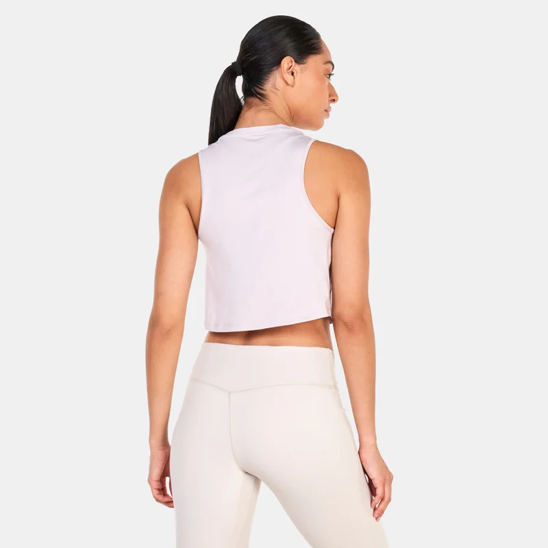 Nike Beige Women's One Classic Dri-FIT Cropped Tank Top for Women | Best Price UAE