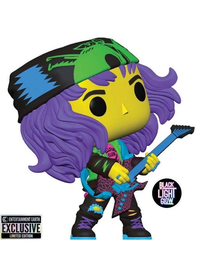 Funko Funko Pop! Stranger Things Eddie with Guitar Blacklight Vinyl Figure #1462 - Entertainment Earth Exclusive  - Image 2