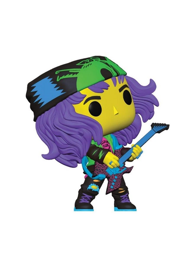 Funko Funko Pop! Stranger Things Eddie with Guitar Blacklight Vinyl Figure #1462 - Entertainment Earth Exclusive  - Image 4