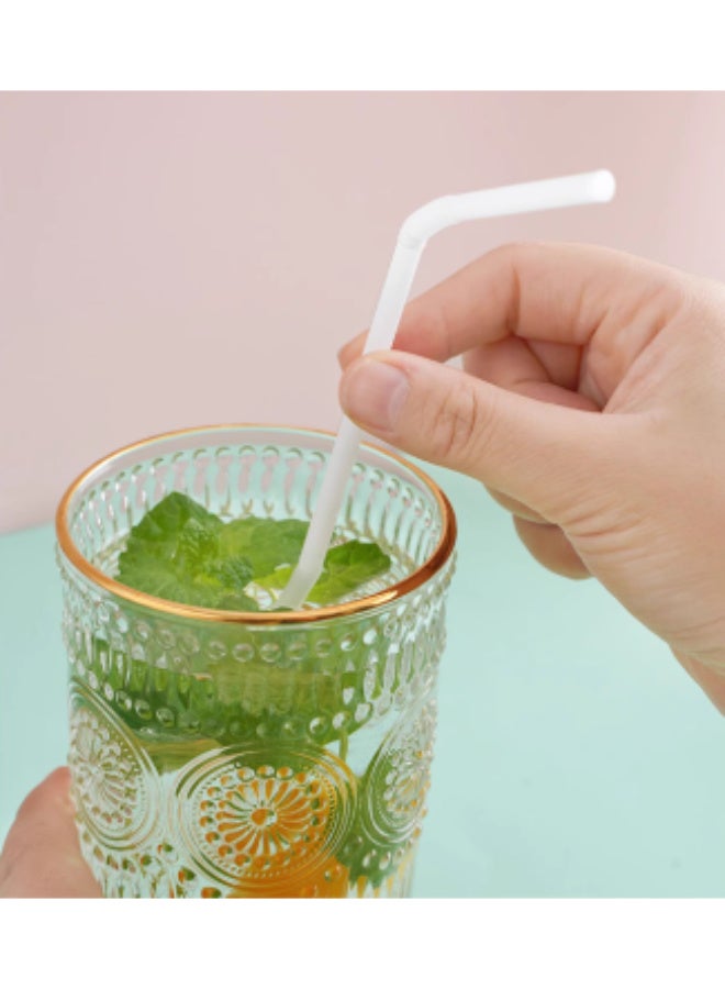 Food-Grade Disposable Straws – Individually Wrapped (300pcs), 20cm Thin Bent Straws, Suitable for Postpartum Mothers & Babies, Transparent for Milk Tea & Beverages - Image 3