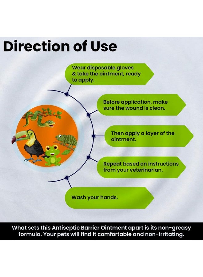 F10 Antiseptic Barrier Ointment for Reptiles, Birds, Small Animals & Exotic Animals, Natural Wound Healing Ointment for Pet, Relieves Pain & Prevents Infection - 500g - Image 5