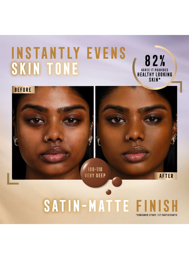 Max Factor - Miracle Pure 2in1 Skin Reset Serum Foundation - 60-80 - Light to Medium, 30ml - Image 1