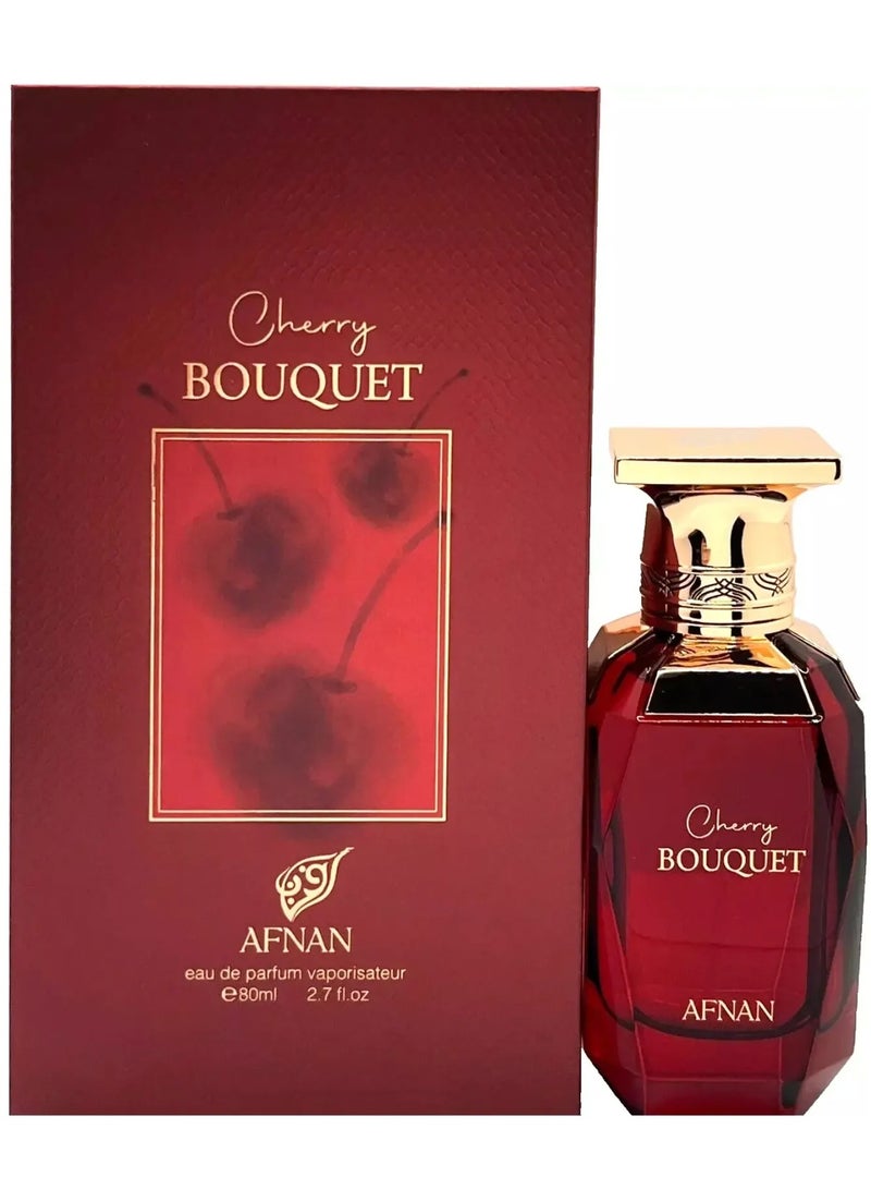 Afnan Cherry Bouquet Eau de Parfum for women  80ml - Image 1