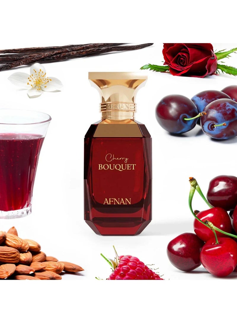 Afnan Cherry Bouquet Eau de Parfum for women  80ml - Image 4