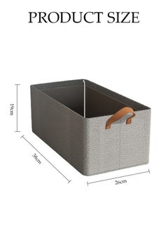 DUNISO 3pcs Wardrobe Clothes Organizer Foldable Closet Storage Organizer for Clothes Jeans Washable Closet Storage Boxes with Carrying Handles Cube Storage Bin for Home Bedroom Office  - Image 4