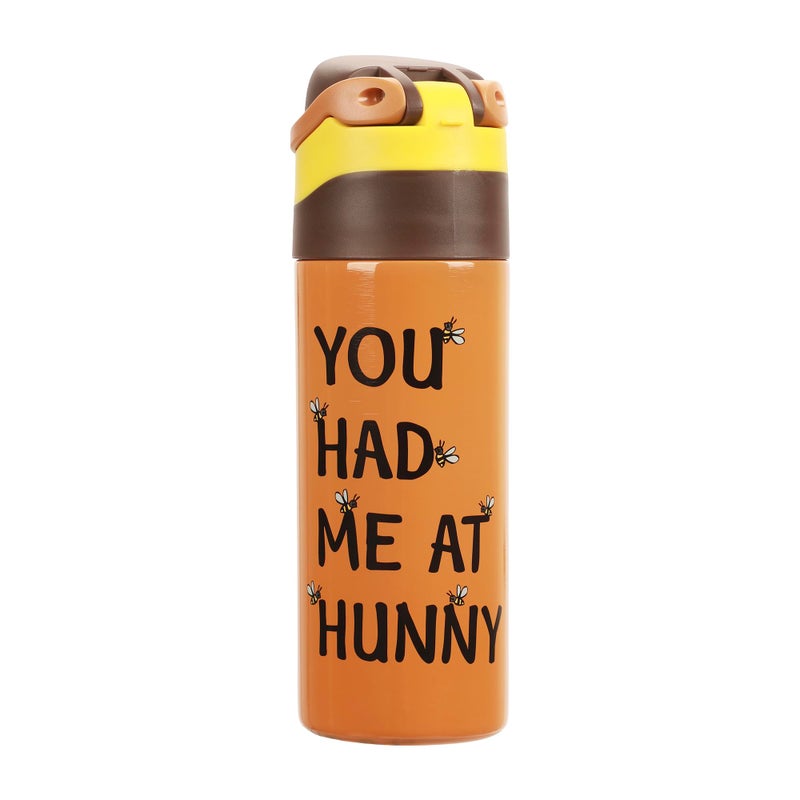 Bioworld Winnie The Pooh You Had Me At Hunny Gold 24 Oz Stainless Steel Tumbler - Image 4