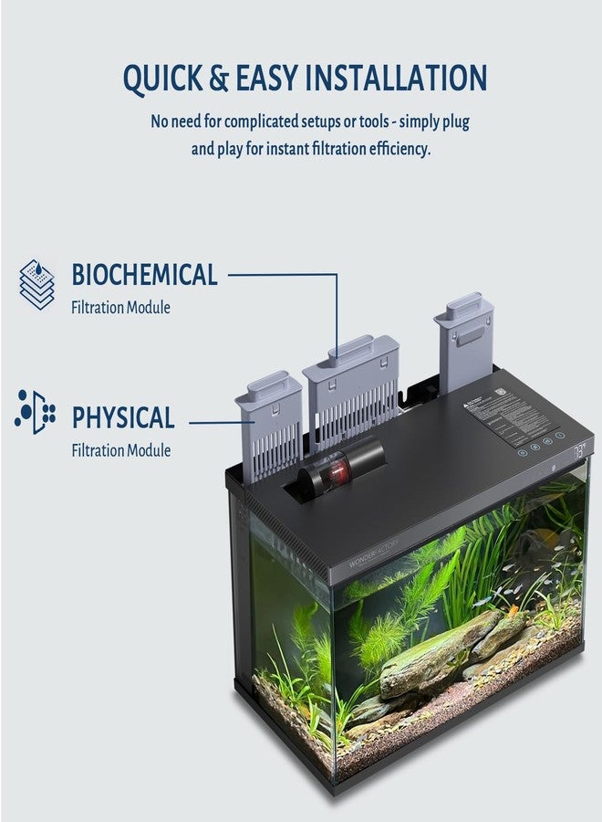 Wonderfactory S1 Fish Tank Filter Replacement Cartridge for S1 Smart Fish Tank, Internal Biological Filtration Media Blocks Aquarium Accessories Bio Cleaning for Crystal Clear Water - Image 2