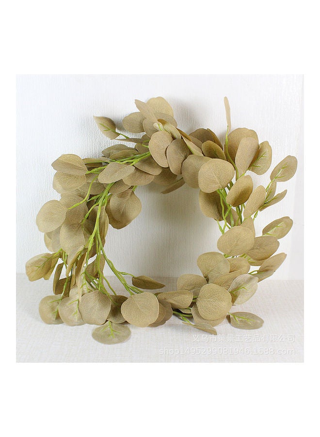 NIBEMINENT Artificial Hanging Leaf Vine Light Green 2meter