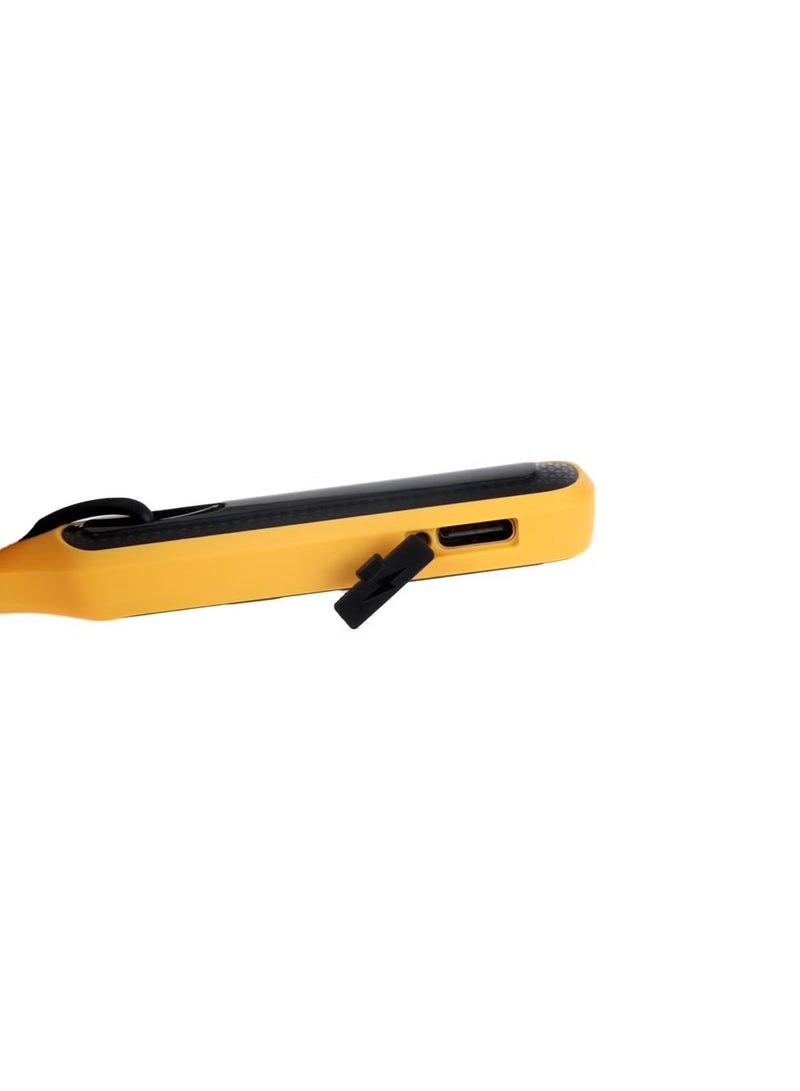 Haino Teko HN 41 Neckband Wireless Bluetooth Earphone with Super Clear Mic | 40 Hours Playtime, Sweatproof, Magnetic Design, Comfortable Fit | Black and Yellow - Image 3
