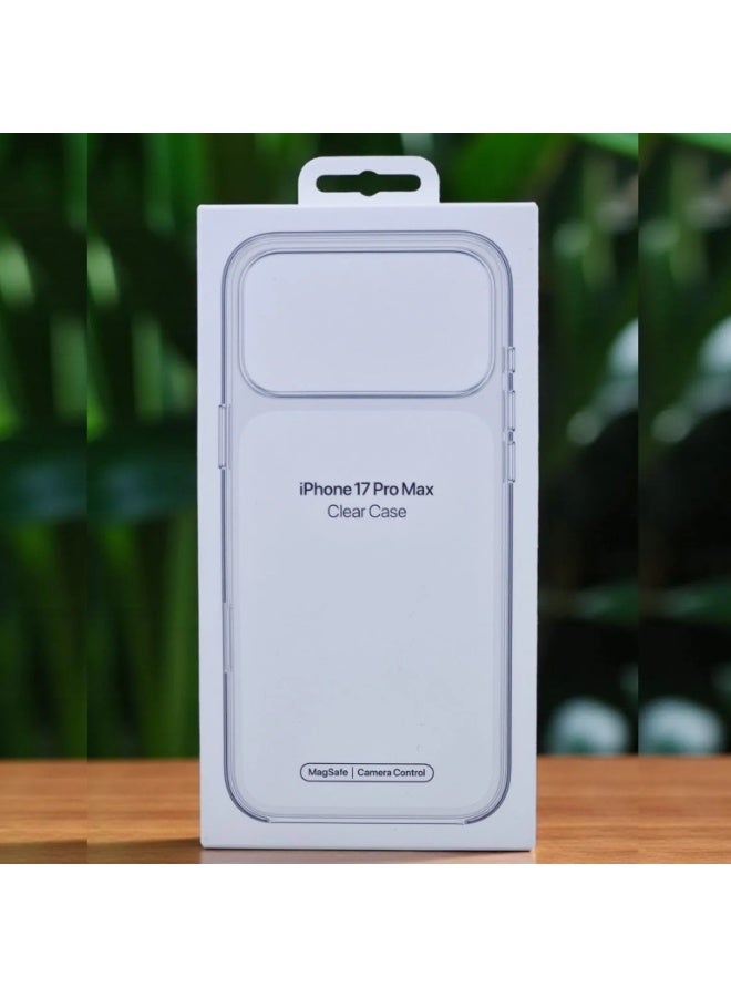 Official Case for iPhone 17 Pro Max Clear Case [Compatible with MagSafe], Camera Control: Lightweight Phone Case, Wireless Charging Compatible, Smooth Glossy Finish Cover Anti-Yellowing - Image 4
